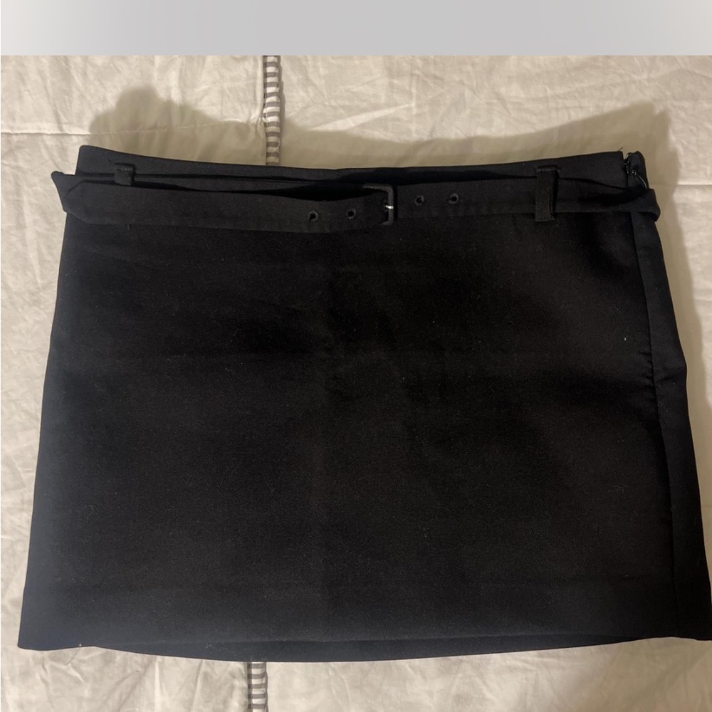 Mango Chic Black Mini Skirt